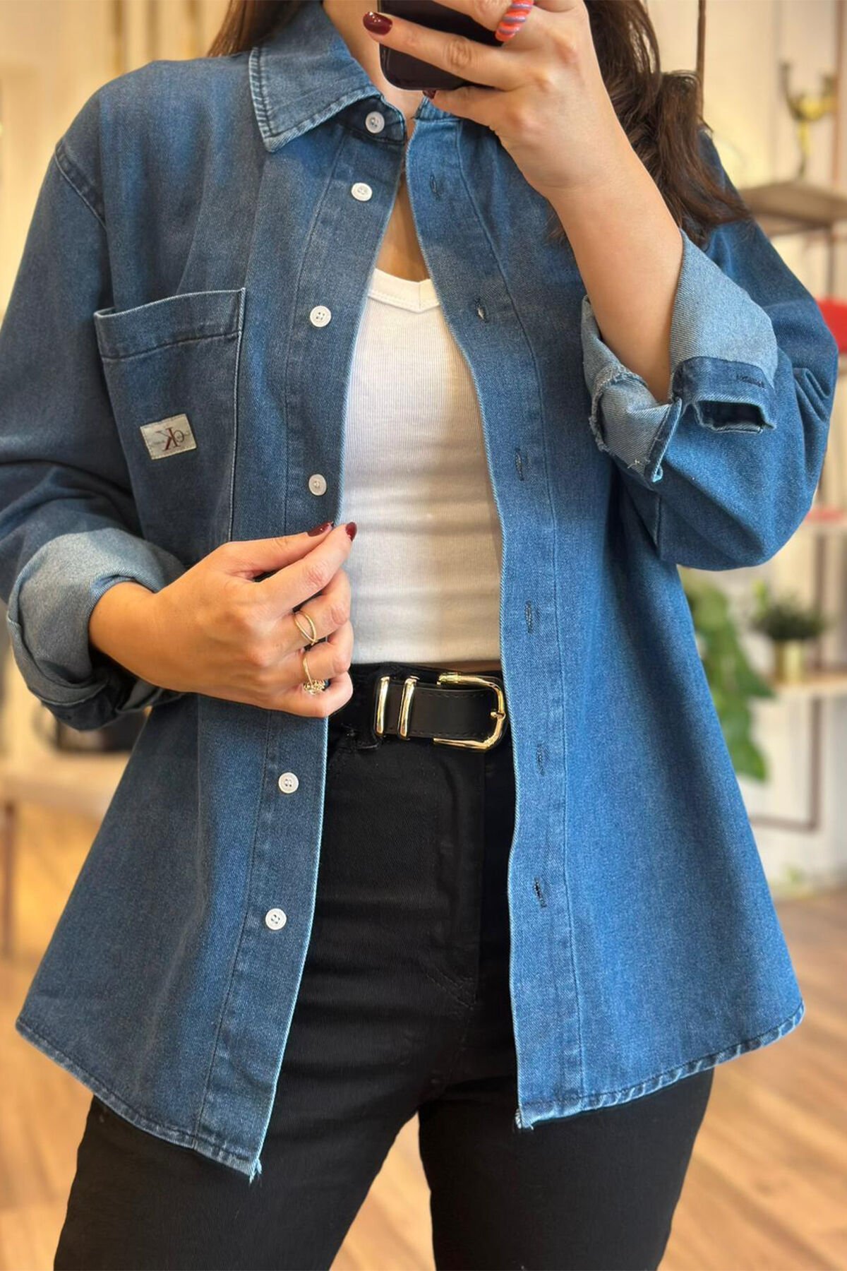 CK Denim Gömlek (DEĞİŞİM VE İADE YOKTUR)