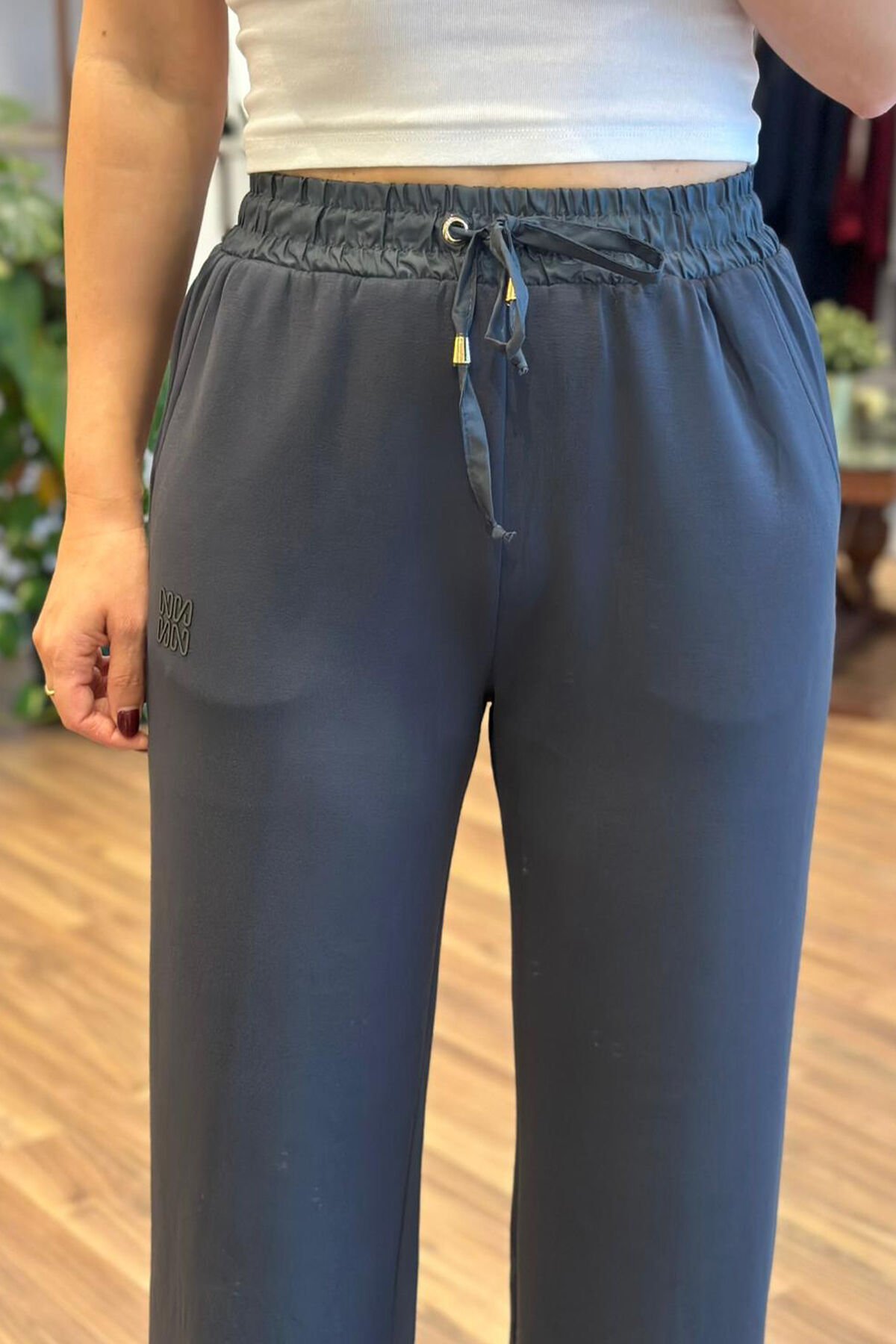 Füme Ntwrk Yüksek Bel Modal Kumaş Eşofman Altı