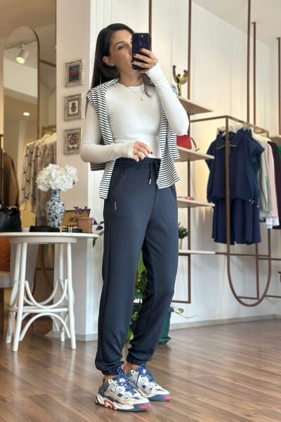 Antrasit Gri Modal Kumaş Jogger