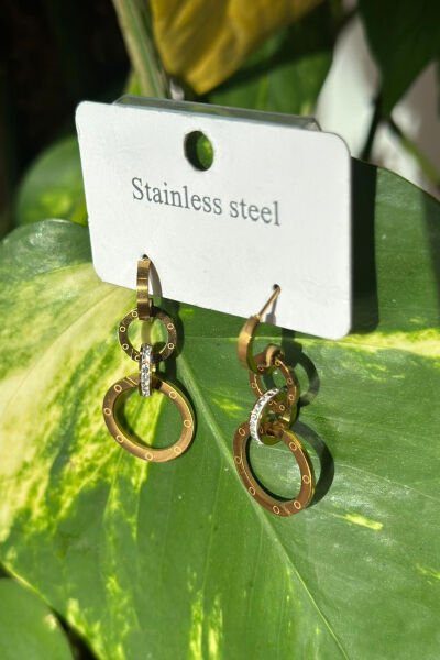 Çoklu Halka Çelik Küpe