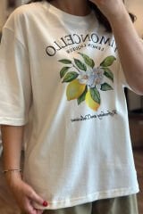 Limonçello Bisiklet Yaka Tshirt