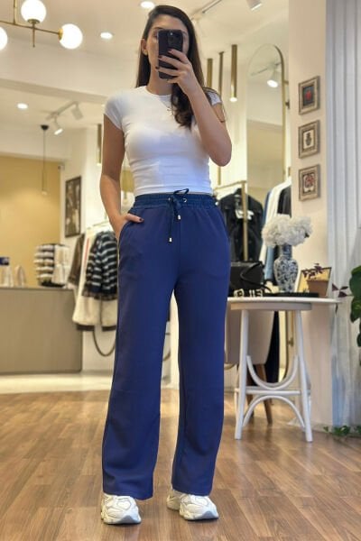 İndigo Ntwrk Yüksek Bel Modal Kumaş Eşofman Altı