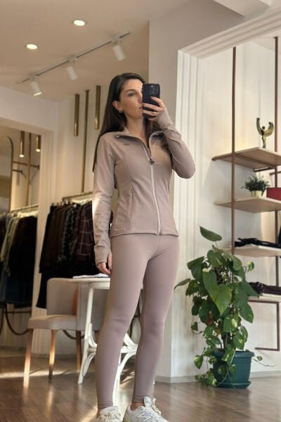 Bej Premium Kalite Spor Takım